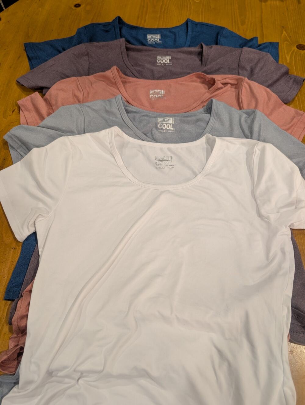 32 Degree Cool, Lot of 6 S/S tees, NWOT, Women's Small, Variety of Colors!